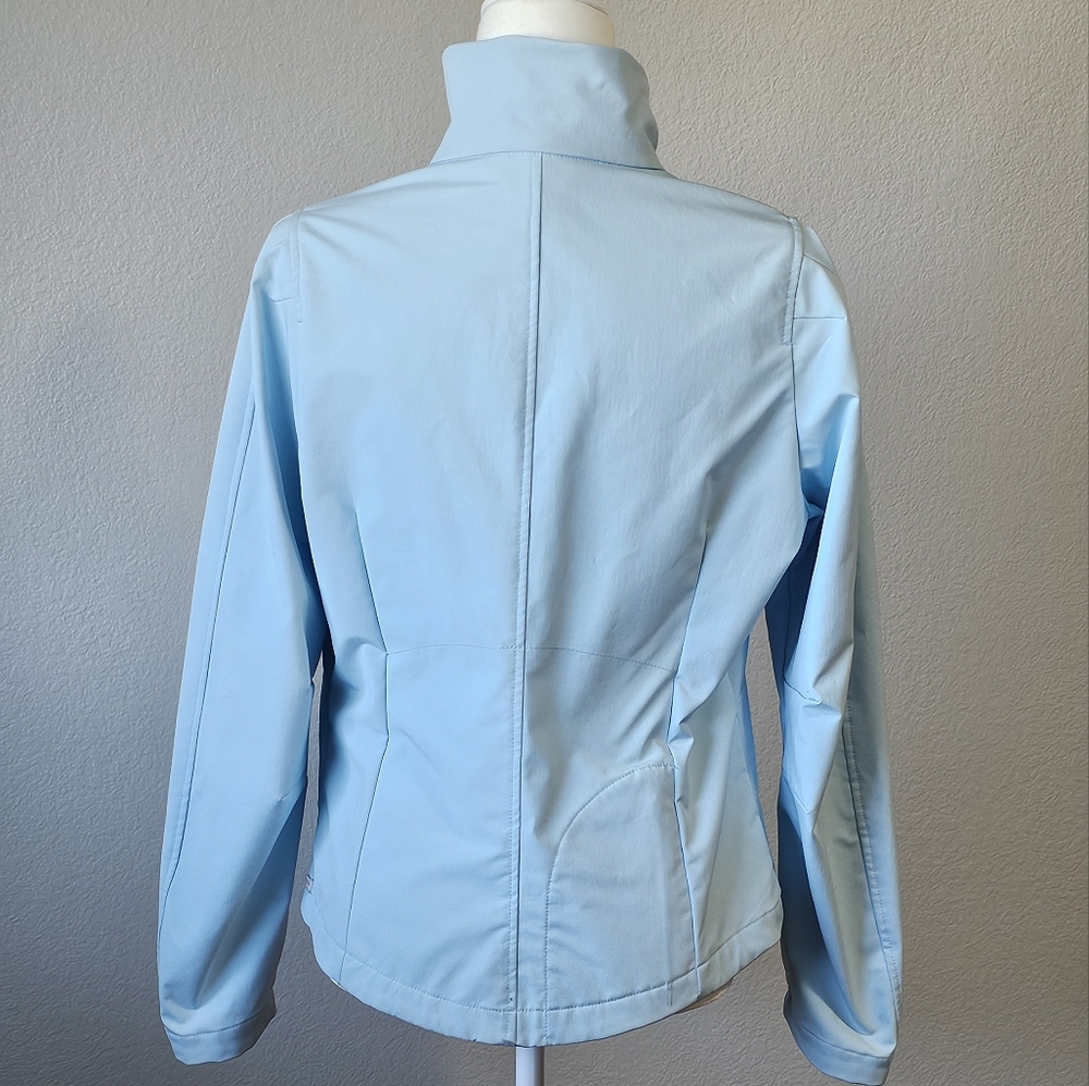 Columbia Light Blue Women's Jacket, fleece lined, excellent condition - Picture 2 of 12